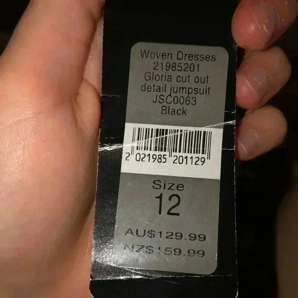 Forever New Black Lace Jumpsuit Size 8 - Picture 8 of 8